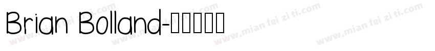 Brian Bolland字体转换